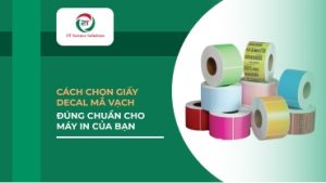 Cách chọn giấy decal mã vạch đúng chuẩn cho máy in của bạn