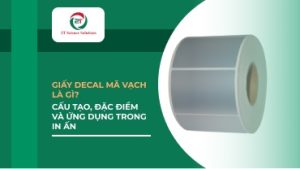 Giấy decal mã vạch là gì? Cấu tạo, đặc điểm và ứng dụng trong in ấn