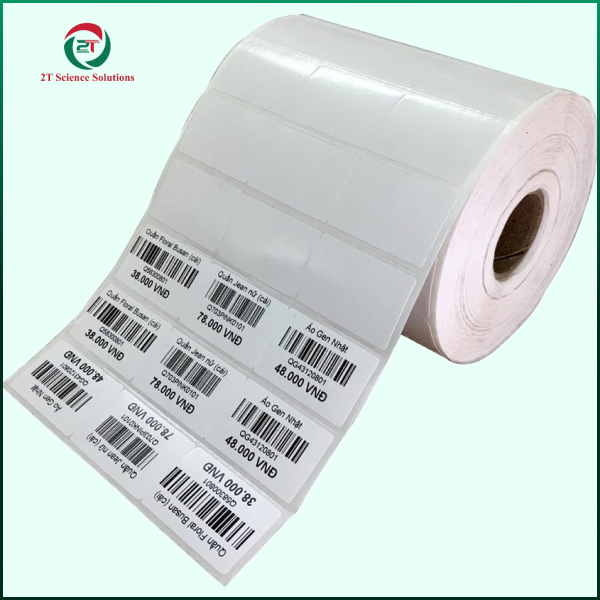 Giấy in decal tem nhãn được phủ lớp đặc biệt giúp thấm mực nhanh, giữ màu sắc trung thực và sống động