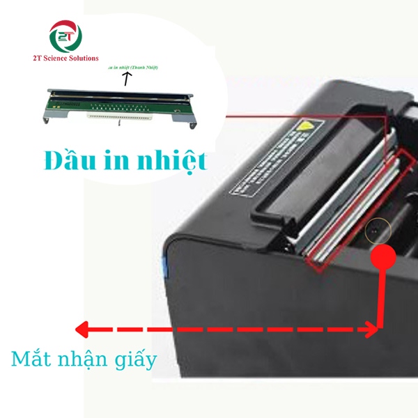 Cận cảnh đầu in máy in phun màu bị hỏng