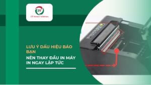 Kỹ thuật viên 2T thay đầu in máy in tận nơi cho khách hàng